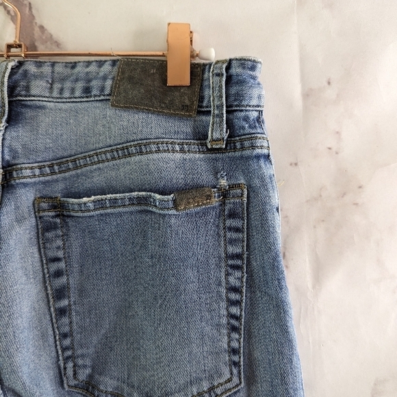 Joes Jean Women 27 Exposed Button Fly High Rise Straight Crop Debbie Denim - Picture 13 of 14